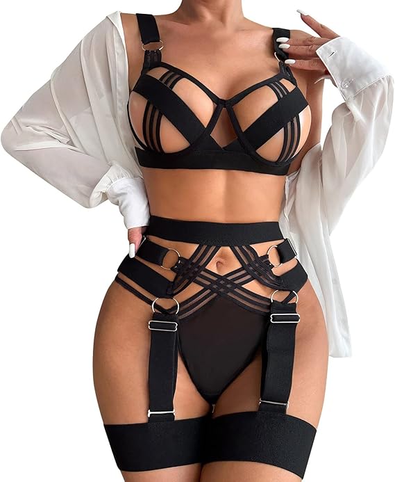 SET DANTELA BLACK SONIA